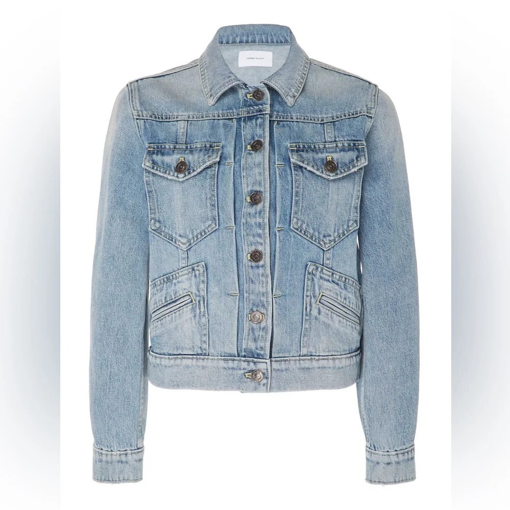 NWT Current/Elliott Light Wash Boulder Jean Jacket Dream Water Size 2 (Medium)